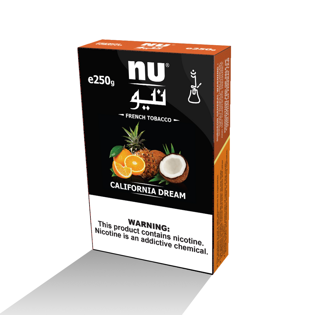 Nu Hookah Tobacco, NU California Dream - 250g | Coconara Online