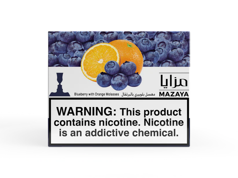 Mazaya Hookah Tobacco, MT Blueberry Orange - 250g