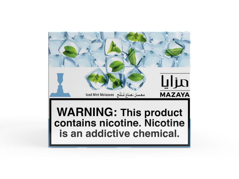 Mazaya Hookah Tobacco, MT Iced Mint - 250g | CocoNara Online