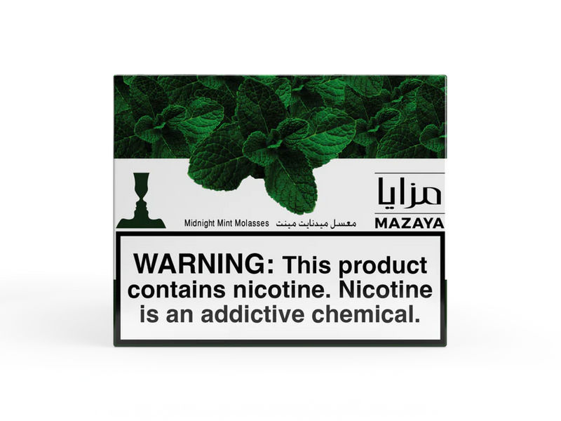 Mazaya Hookah Tobacco, MT Midnight Mint - 250g | CocoNara Online