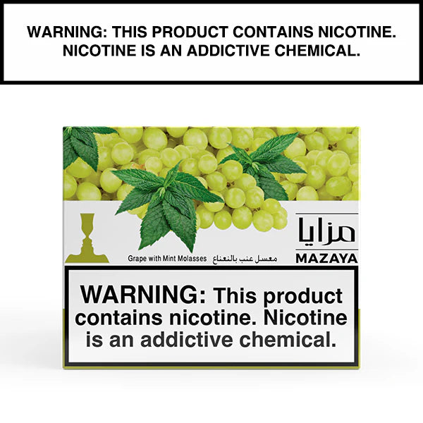 Mazaya Hookah Tobacco | MT Grape Mint | CocoNara Online