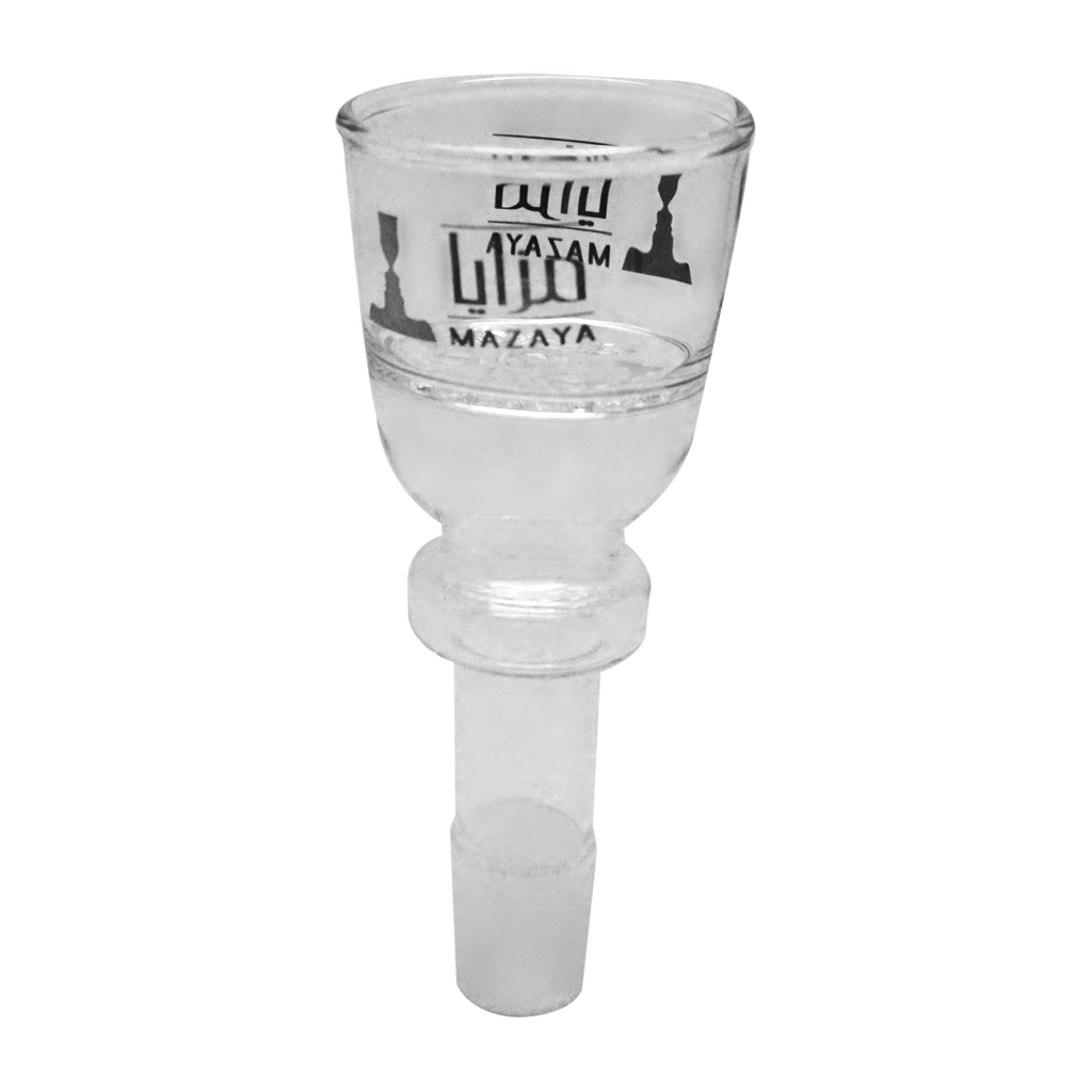 Mazaya Glass Hookah Bowl Short Stem