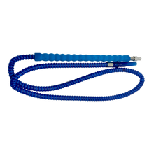 Aluminium Hookah Hose with Sponge Handle Blue