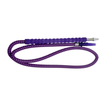 Aluminium Hookah Hose with Sponge Handle Purple