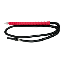 Aluminium Hookah Hose with Sponge Handle Red Black