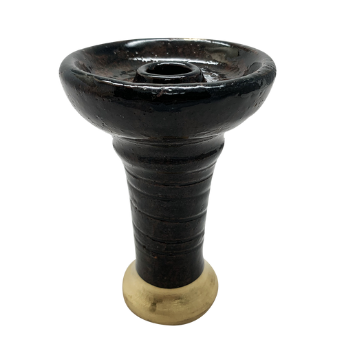 Clay Phunnel Hookah Bowl Black