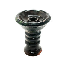 Clay Phunnel Hookah Bowl Dark Green