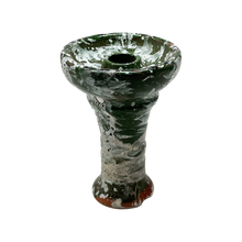 Clay Phunnel Hookah Bowl Silver Green