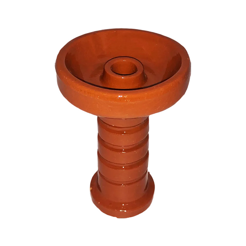Glazed Phunnel Clay Hookah Bowl Side View