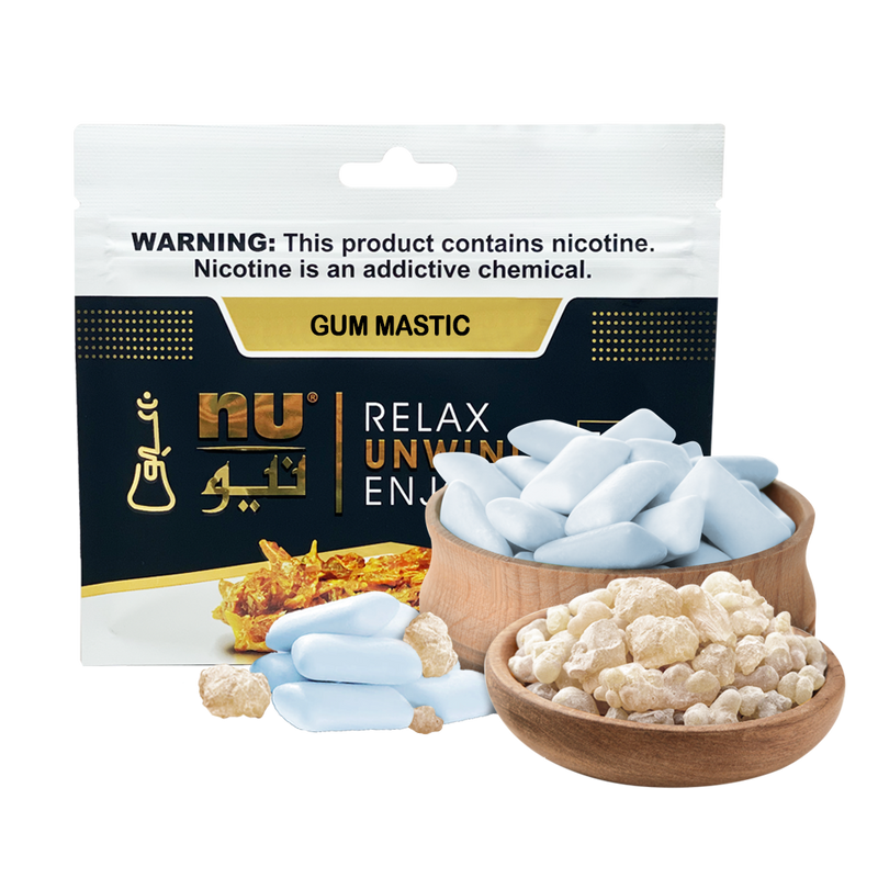 Nu Hookah Tobacco, NU Gum Mastic - 100g Pouch