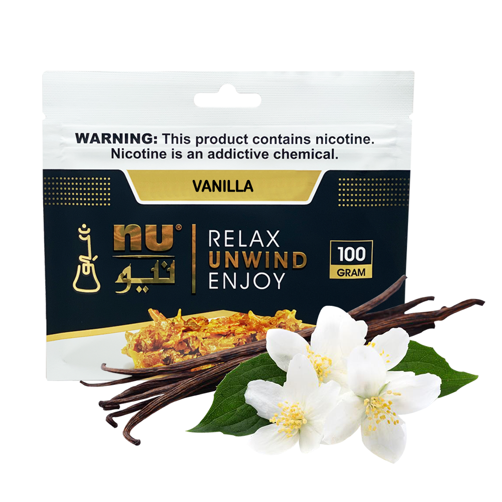 Nu Hookah Tobacco, NU Vanilla - 100g Pouch | Coconara Online coconaraonline.com Nu Hookah Tobacco, NU Vanilla - 100g Pouch | Coconara Online coconaraonline.com