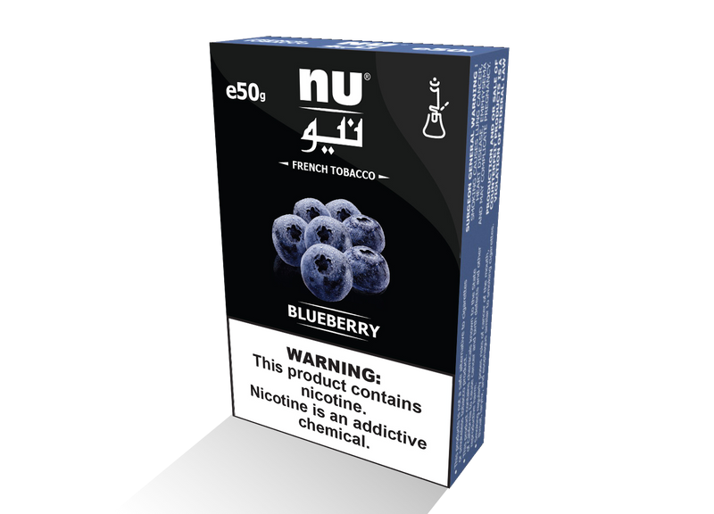 tobacco blueberry Nu Hookah Tobacco, NU Blueberry - 50g