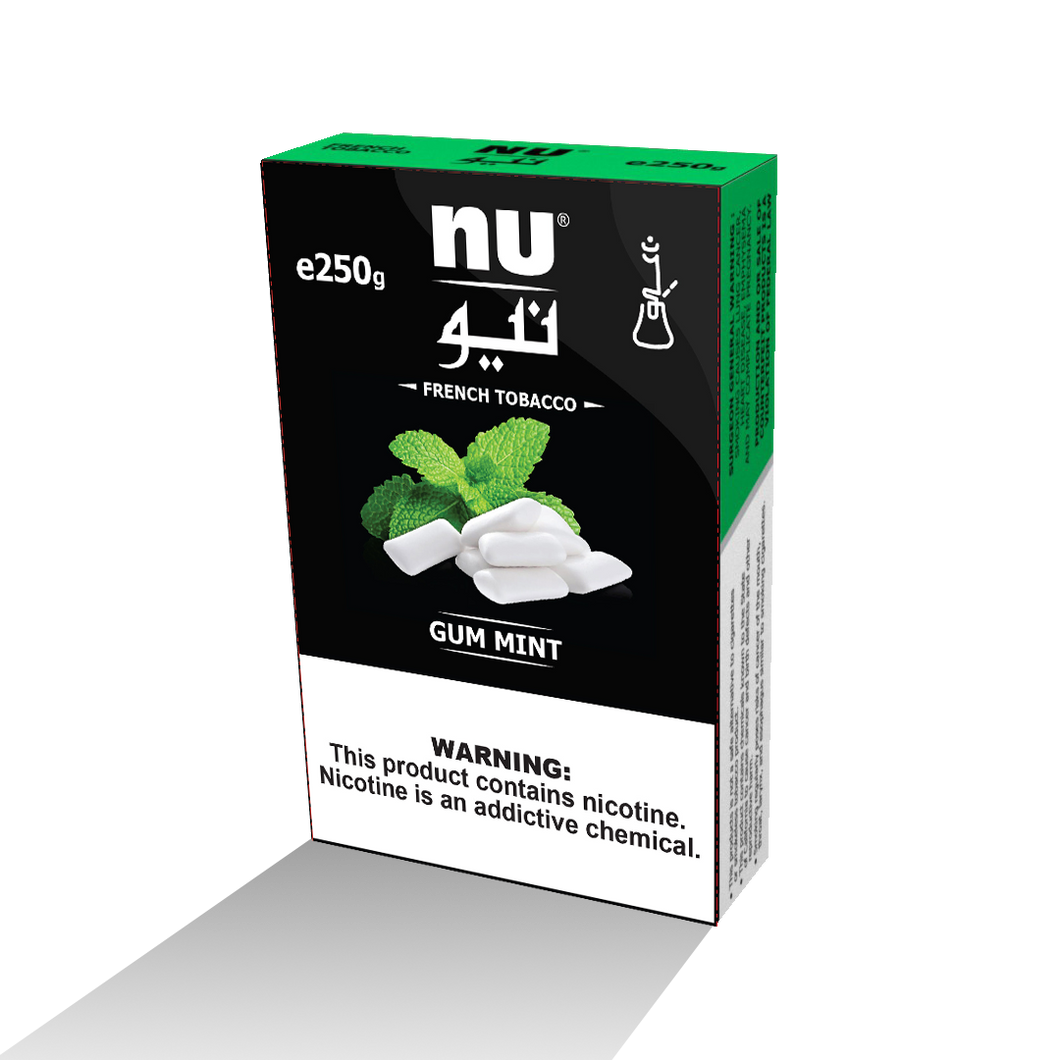 gum tobacco Nu Hookah Tobacco, NU Gum Mint - 250g gum tobacco Nu Hookah Tobacco, NU Gum Mint - 250g